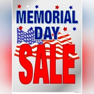 Any ITEM MARKED With A FLAG 50%OFF